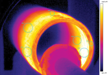 Pillar Pipe End Heating Hot Image Pillar Pipe End Heating Hot Image