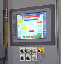 Gear hardener control panel